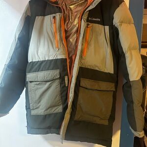 Columbia Marquam Peak Fusion II Parka - Green, Youth Large (14/16)